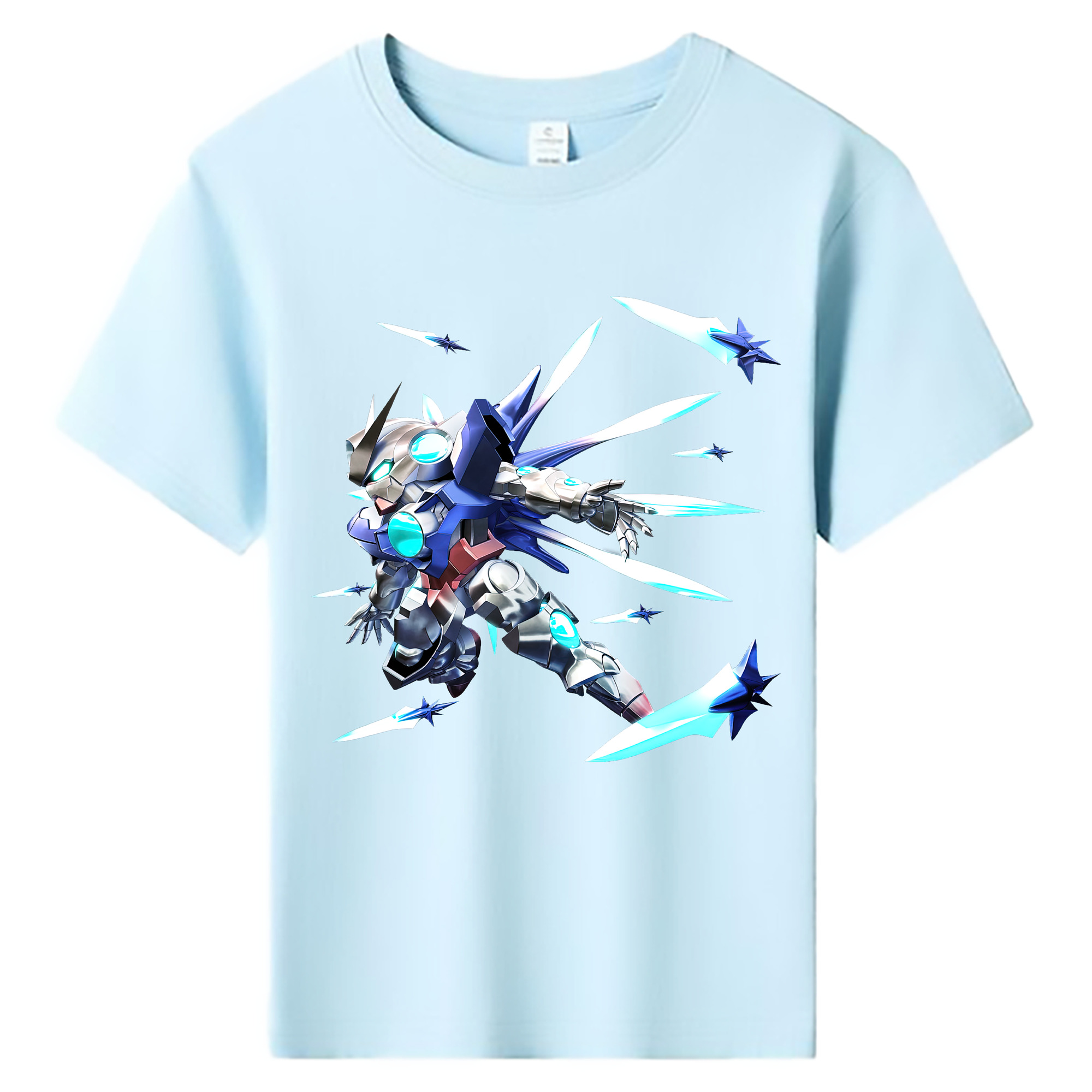 （画像用） 機動戦士ガンダム Mobile Suit Gundam 綿100％キッズTシャツ（フロントプリント）